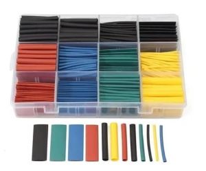 Espaguete Isolante Termo Retrátil Colorido Kit 560 Peças Com Caixa Organizadora