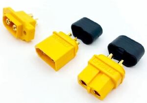 Kit Conectores De Energia Xt60EM e 1 Par Xt60h-F Macho/Fêmea