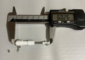 Cilindro de Ar BVM/Jetlegend Tamanho 6,0cm Total, 4,5cm Fecahdo (2,5cm Curso)