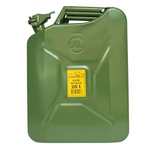 Galão Metálico Para Gasolina 20 Litros (Verde Militar)