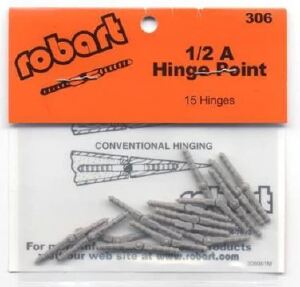 Dobradiça de Ponto Robart 306  1/2A (15 unidades)
