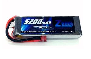 Bateria 3S LiPo 11,1v 5200mAh 30C Soft Case Plugue XT60 3S