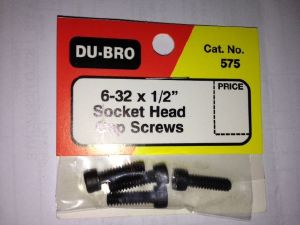 Parafuso 575 Socket Head 6-32 x 1/2 (Pacote c/ 4)