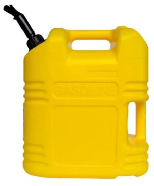 GALÃO PLÁSTICO 20 LITROS COM RESPIRO E BICO LONGO THOR (AMARELO)