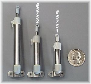 Cilindro Ar Bvm 5752 (Para portas do trem de pouso) 5/16 de diâmetro 7cm Comprimento Fechado