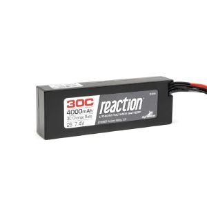 Bateria Lipo Reaction 7.4V 4000mAh 2S 30C Hardcase Conector Deans