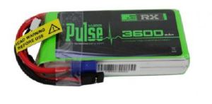 Bateria Lipo Pulse 3600mAh 2S 7,4V 20C