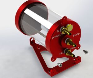 Montante p/ UAT Hopper Tanque Intairco 250 ml CNC Mount inc Hardware
